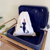 Luxe cotton dust bag drawstring backpack handbag storage